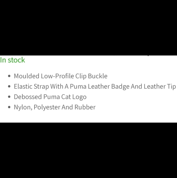 PUMA Golf Youth Ultralite Stretch Orange Belt Low Profile ONSFA - Picture 10 of 10